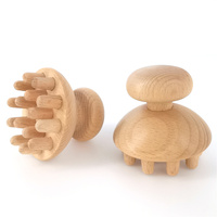 Wood Therapy Massage Tool Lymphatic Drainage Massager Anti Cellulite Fascia Massage Roller for Full Body Muscle Pain Relief