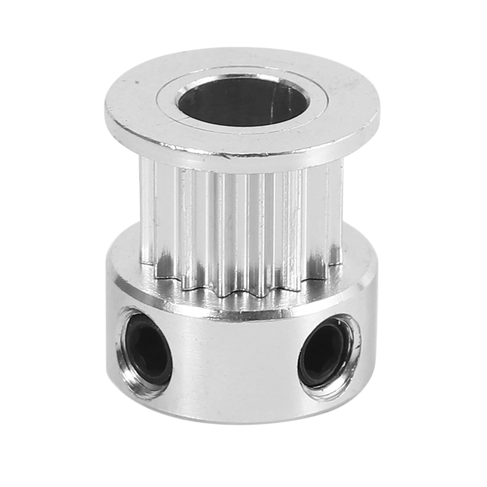 Aluminum GT2 16 Teeth 6mm Bore Timing Belt Pulley Flange Synchronous Wheel for 3D Printer