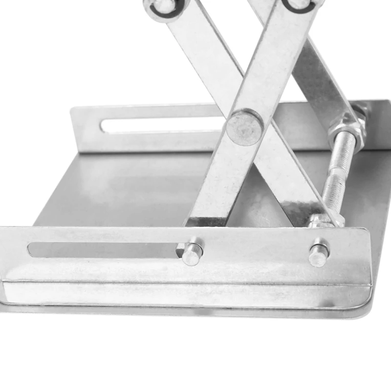 3X Scientific Lab Jack-100 X 100Mm Stainless Steel Lab Stand Table Rack Scissor Lab-Lift Lifter For Science Experiment