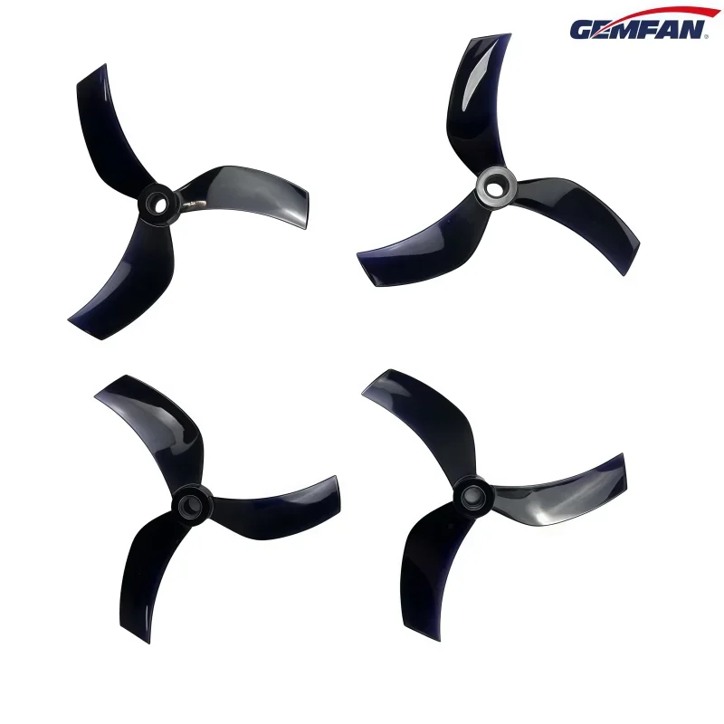 Śmigło Qianfeng 3-łopatowe D90-3.5 cala, przód-tył, do samolotów z rurą, małych samolotów o stałym skrzydle, popularne w internecie.