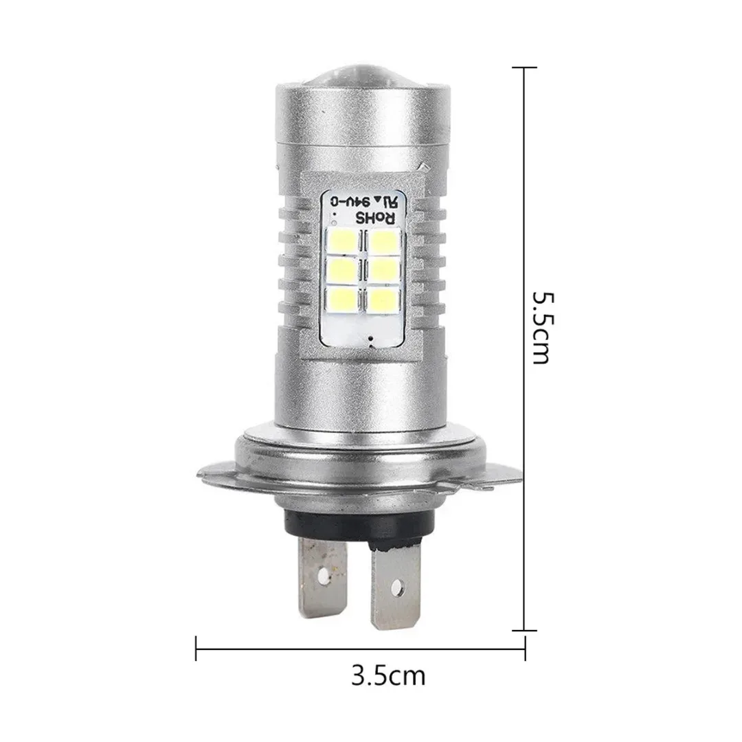 2 PCS H7 H4 LED Headlight Bulbs High Low Beam 6000K Super White Lights Car Fog Lights Auto DRL Cob Chips 12V 24V 110W