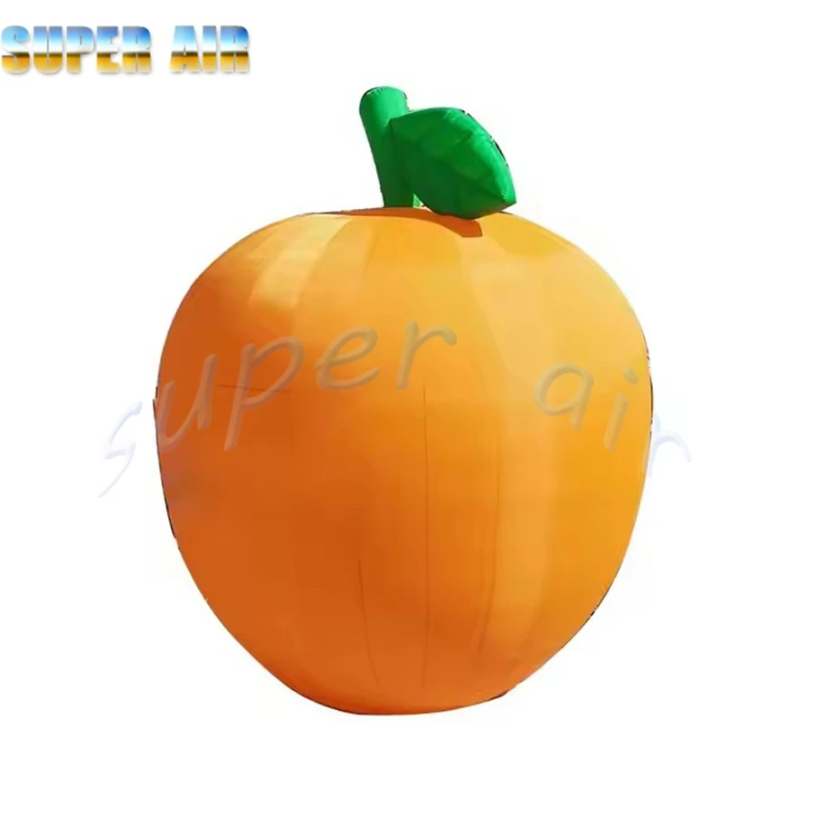 Auf Bestellung gefertigtes Riesenfruchtmodell aufblasbarer Nabel orange für Partydekoration