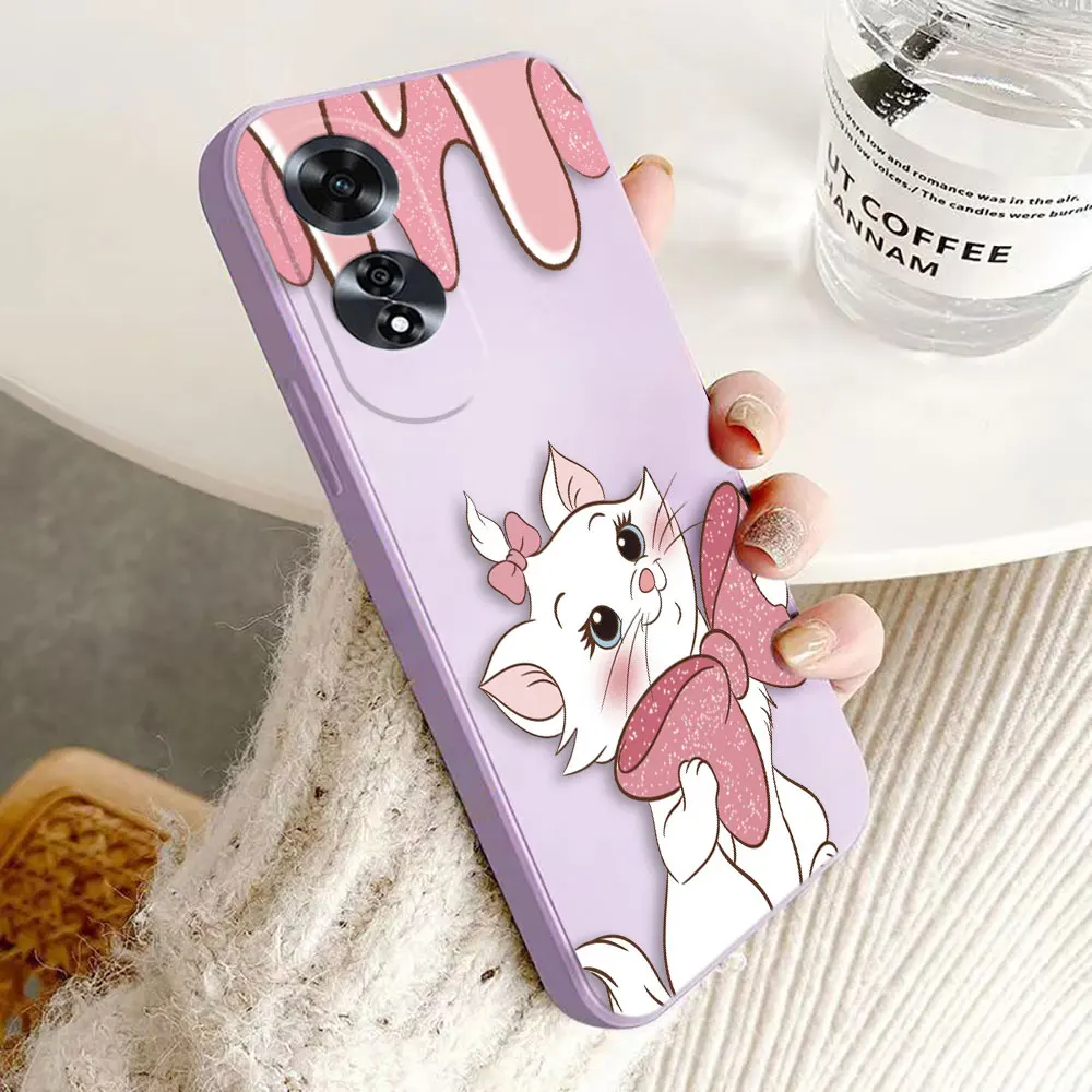 The Aristocats Marie Cat Cover Phone Case For OPPO A5 A5S A7 A12 RENO 2Z 2F 3 4 4F 5F 5 6 6Z 7 7Z 8 8Z 8T 10 PRO PLUS LITE 5G