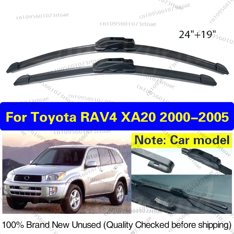 

Передние щетки стеклоочистителя с левым рулем для Toyota RAV4 XA20 2000 2001 2002 2003 2004 2005, лобовое стекло, щетка от дождя 24 "+ 19"