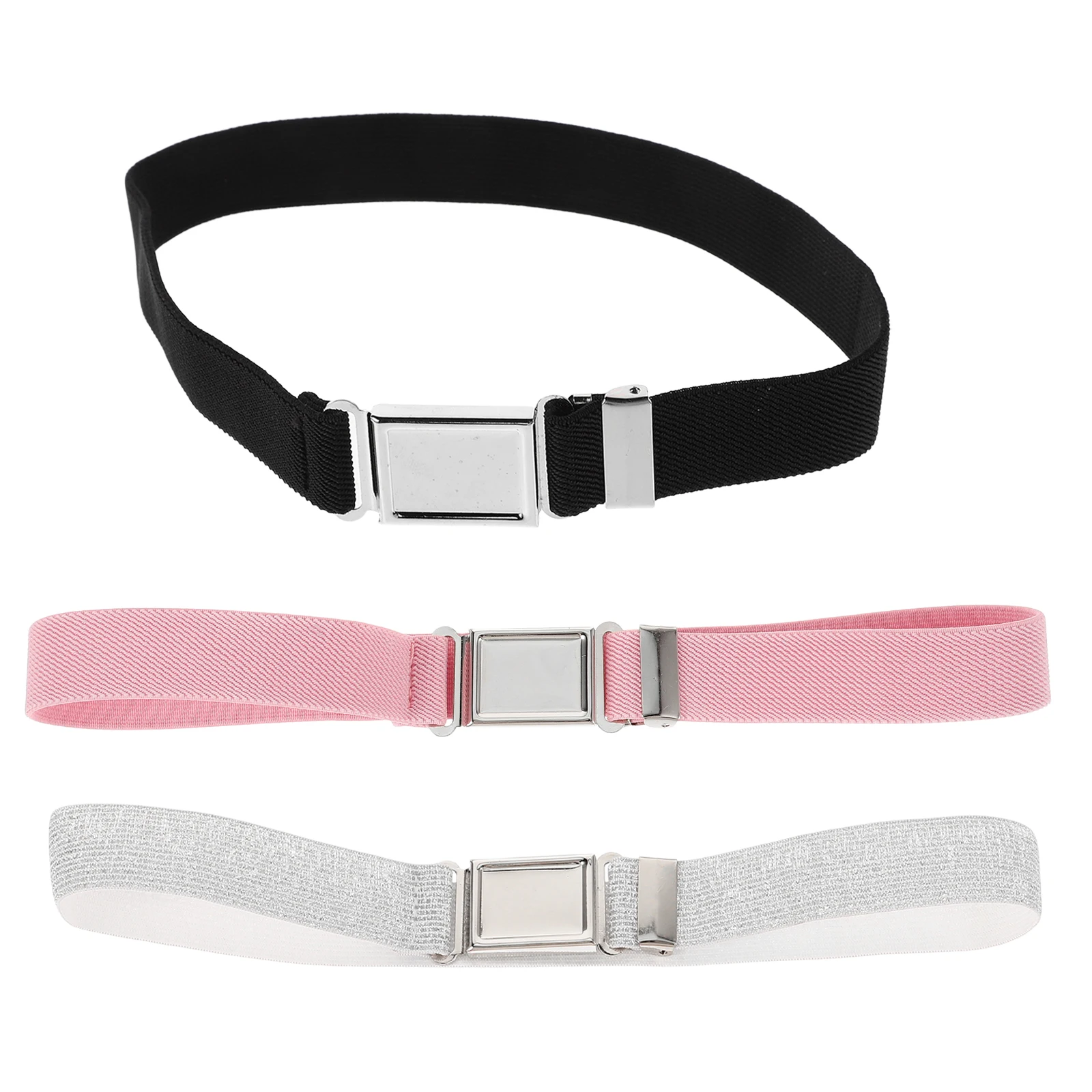 

3 Pcs Waist Belts Elastic for s Magnetic Buckle Boys Girls Stretchy Jeans Belt s Dress Belts Longlasting Portable
