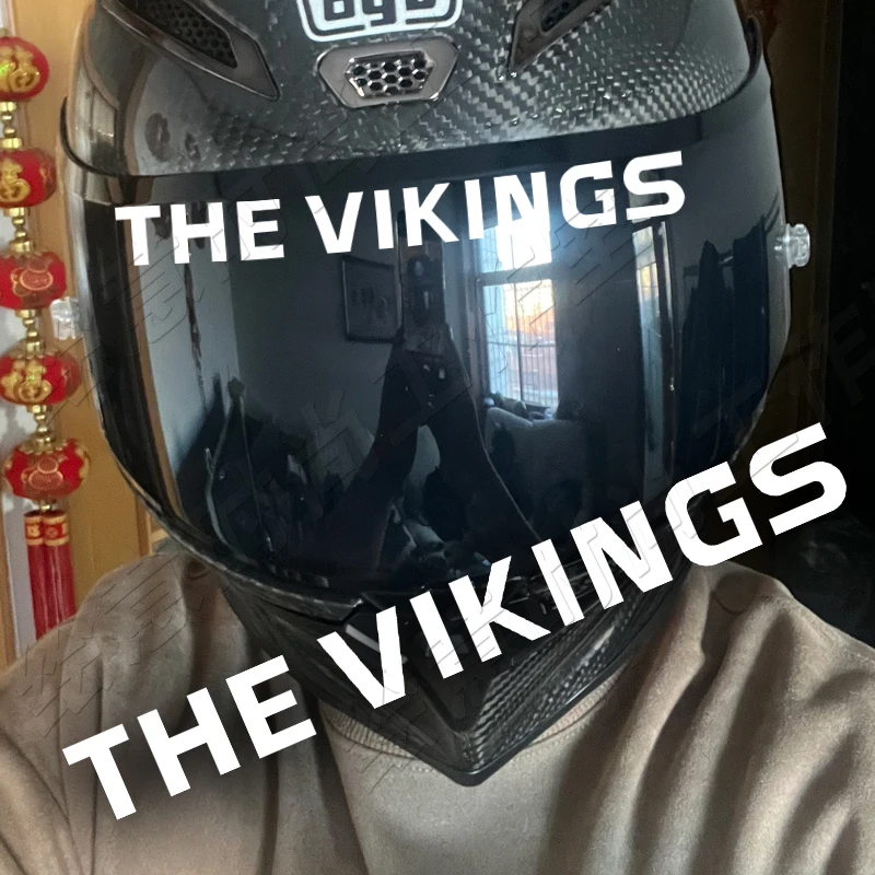 

THE VIKINGS Motorcycle Helmet Stickers Decals Vinyl for HONDA SUZUKI YAMAHA KTM BMW KAWASAKI BAJAJ DUCATI Aprilia TVS