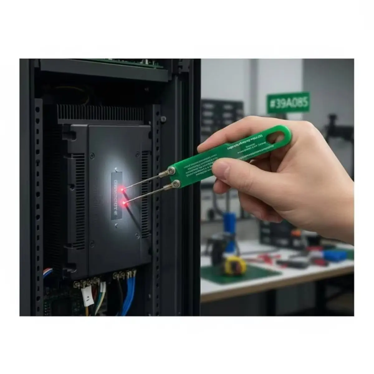 5000μF Capacitor Discharge Pen Power Supply Repair and Testing Tool for Capacitor Bank Discharge and Circuit Testing