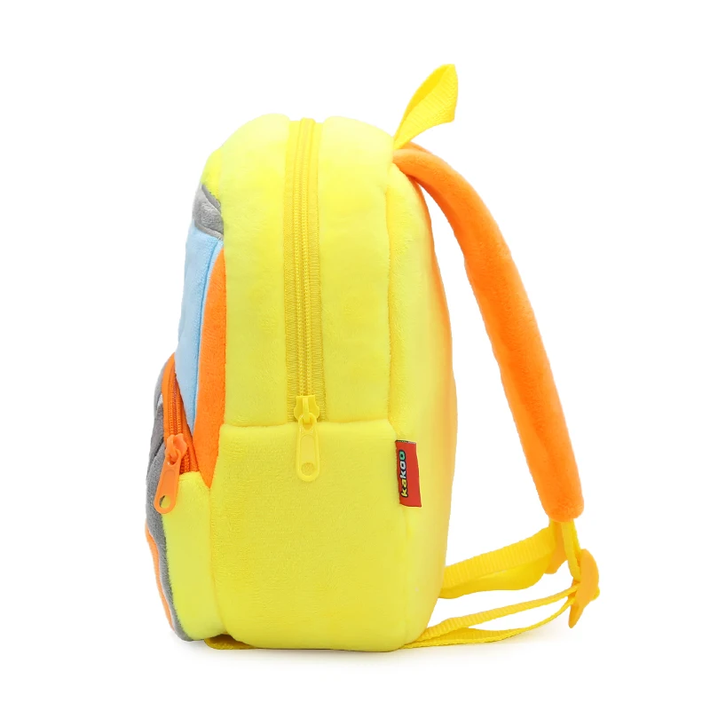 Boys Backpack Cute Excavator Children Plush Backpack Kindergarten School Bag