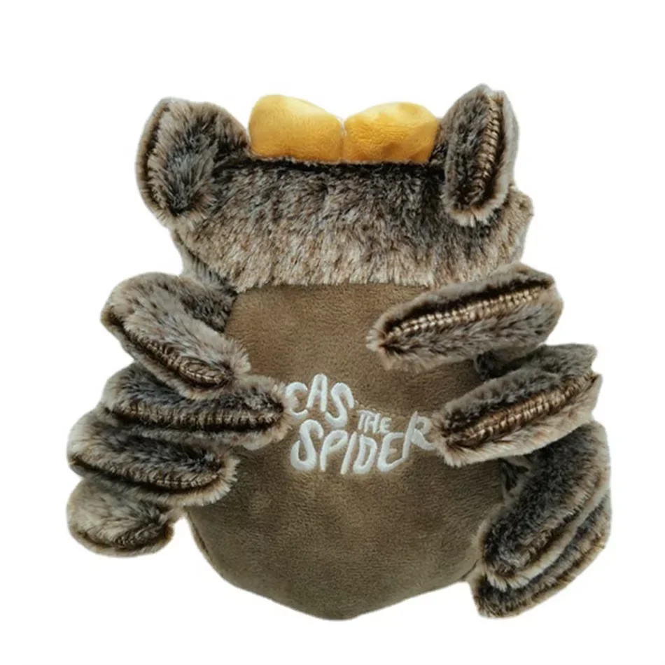 Pluszowa zabawka bawełniana zwierzątko owad pająk pluszowa lalka czarny Lucas anime dekoracja do pokoju gracza ozdoba prezent urodzinowy dla dzieci