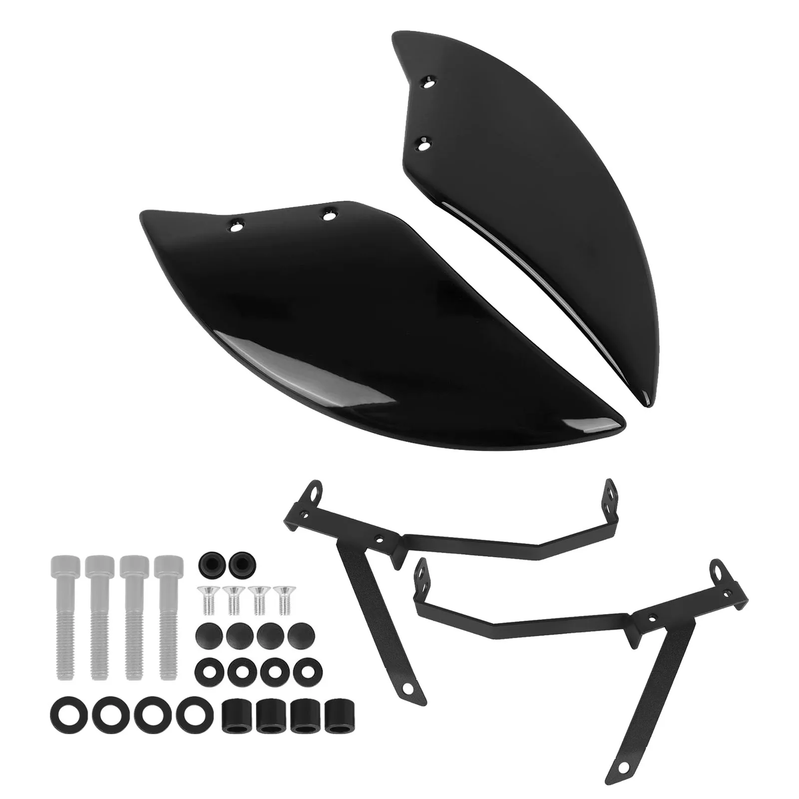 M1000 S1000 RR Brake Caliper Disk Cooler Air Cooling Duct Side Cover ABS Black Motorcycle For BMW S1000RR M1000RR 2025-2026-