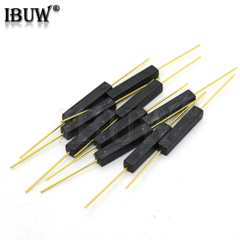 10pcs Reed Switch Plastic Type MKA14103 MKA10110 GPS-14B GPS-14A 2*14MM Anti-Vibration Damage Magnetic Switch NC Normally Closed