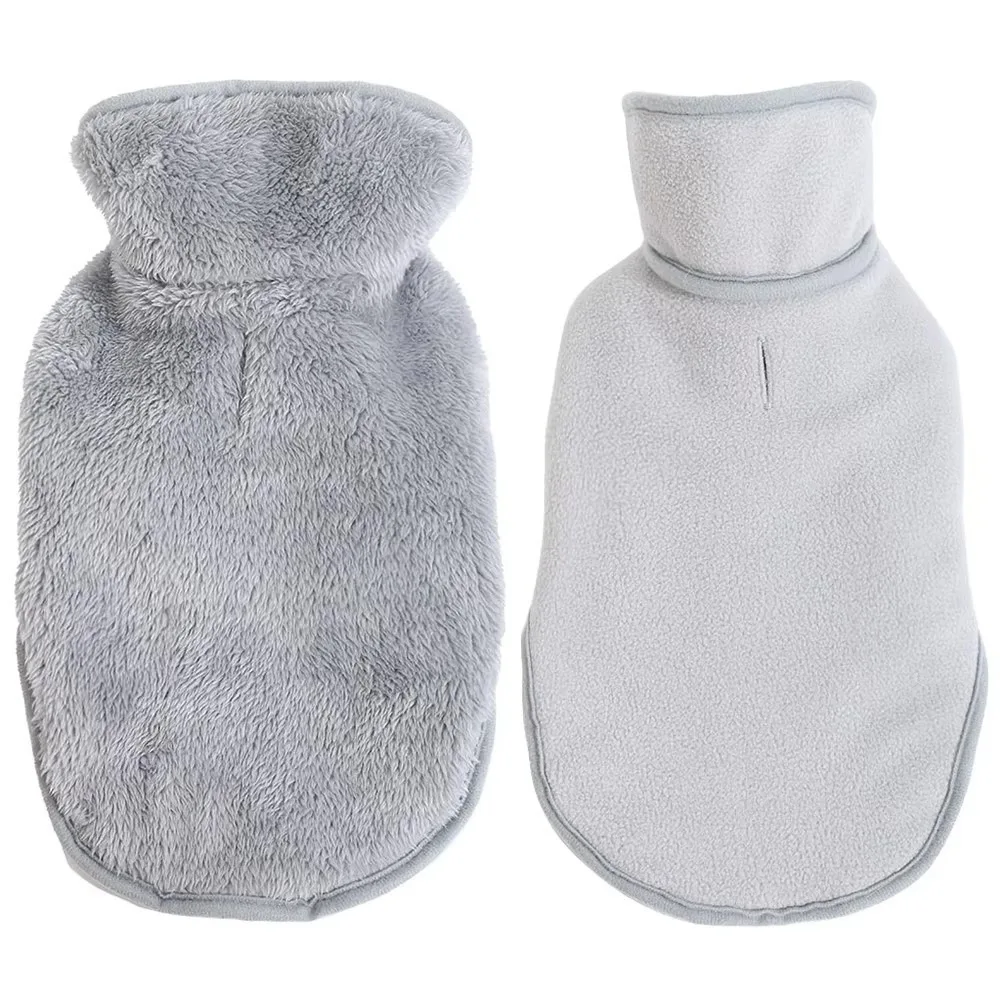 

Cozy Wear Warm Fleece Dog Jacket Adjustable Fit Soft Pet Coat Reversible Design Leash Hole Puppy Jacket Winter Season