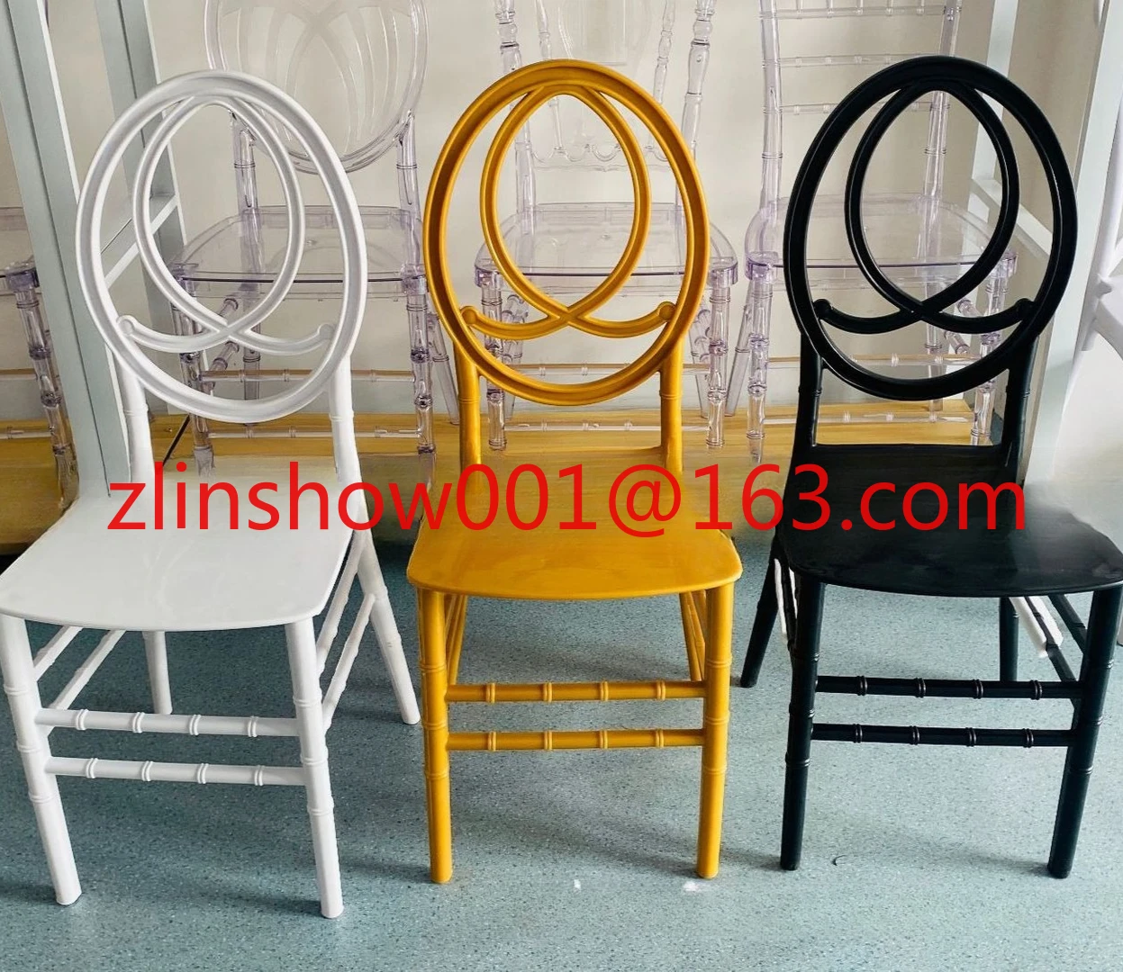 

The factory supplies integrated acrylic chairs, plastic chairs, catering, banquet chairs, wedding chairs