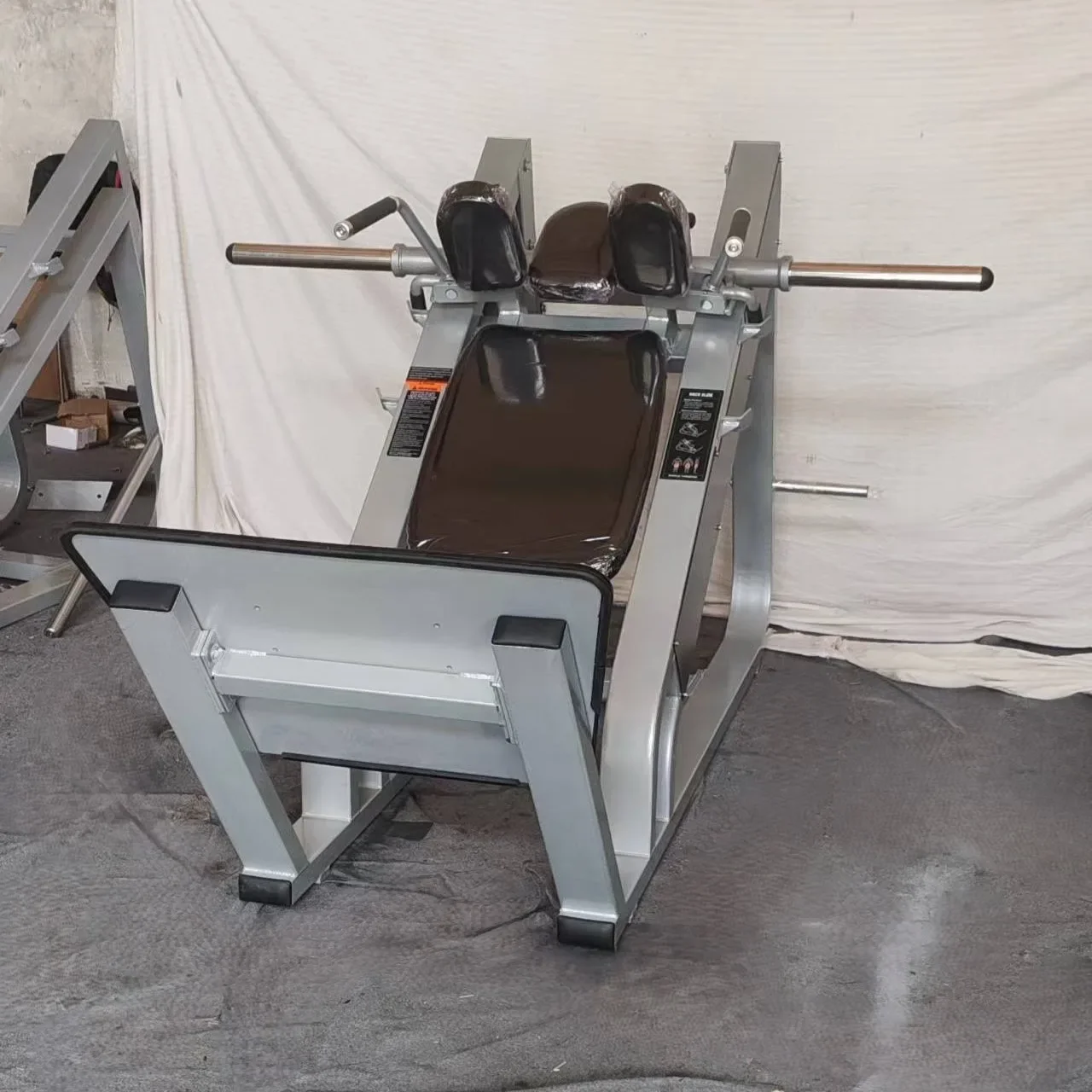 Steel Plate Loaded Machine,Commercial Gym Exercise Strength Machine Plate Loaded Steel Hack Slide Hack Squat Machine