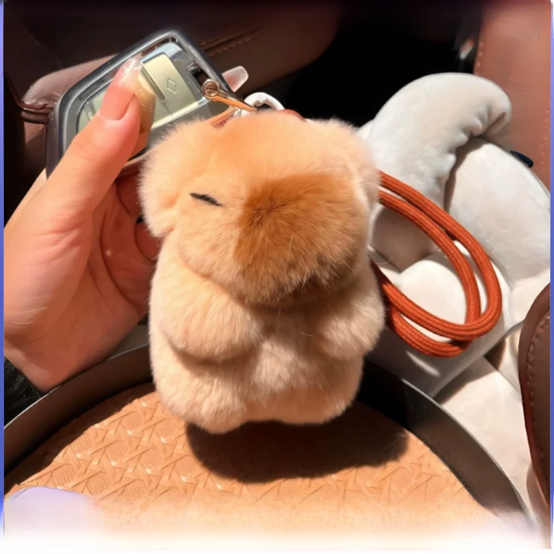 porte-cles-en-peluche-cavy-pour-la-saint-valentin-ornement-suspendu-cadeau-d'anniversaire-pour-filles-jouet-mignon-a-commande-gestuelle-avec-image-de-dessin-anime