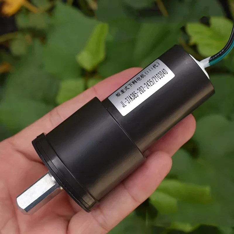 

Micro 37MM Full Metal Gearbox Gear Motor Waterproof DC 12V-24V 26RPM Slow Speed Large Torque Speed Reducer Motor Robot Smart Car