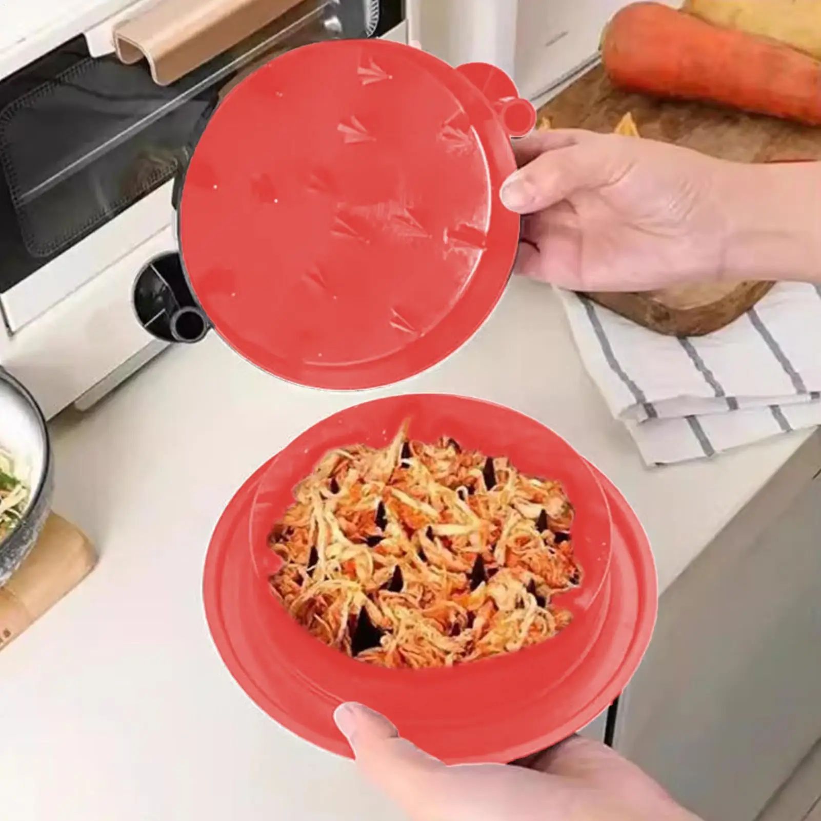

Chicken Shredder Tool Twist Chicken Shredding Machine Masher Chef Helper For Meat Breast Vegetable Kitchen Food Prep Fitness
