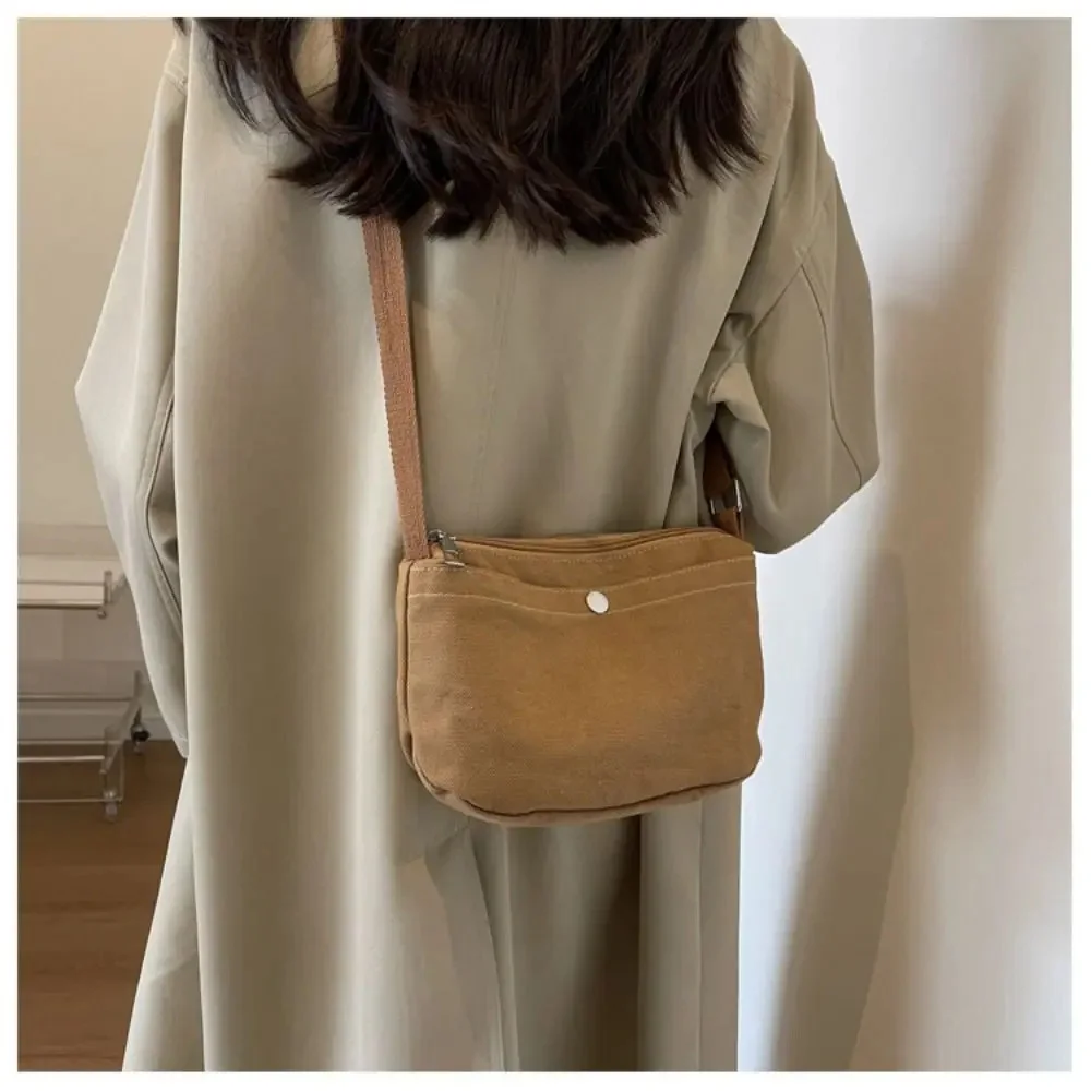 

Canvas Shoulder Bags Women's Hobos Solid Simple Multifunction Handbags Large Capacity Crossbody Bags for Women Teens Purse