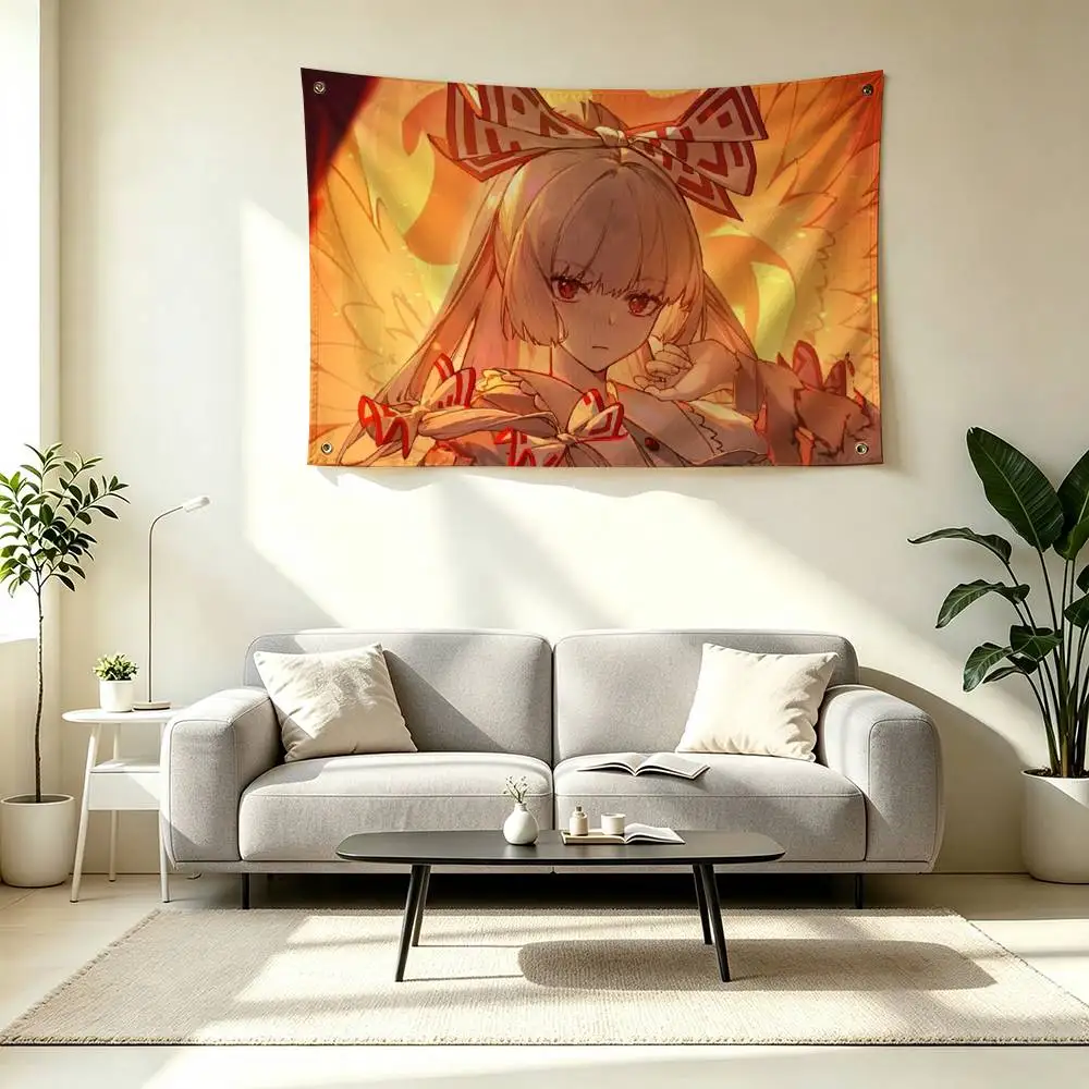 T-Touhou Project Game Flags Wall Hanging Tapestry Outdoor Garage Room Decorative flag Background Blanket