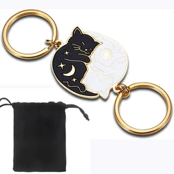 Couples Gifts Cute Keychain for Boyfriend Girlfriend Best Friend Valentines Day Matching Couple for Wife Husband Lover Fiancée