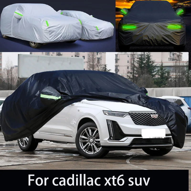 

For cadillac xt6 suv auto anti snow, anti freezing, anti dust, anti peeling paint, and anti rainwater.car cover protection