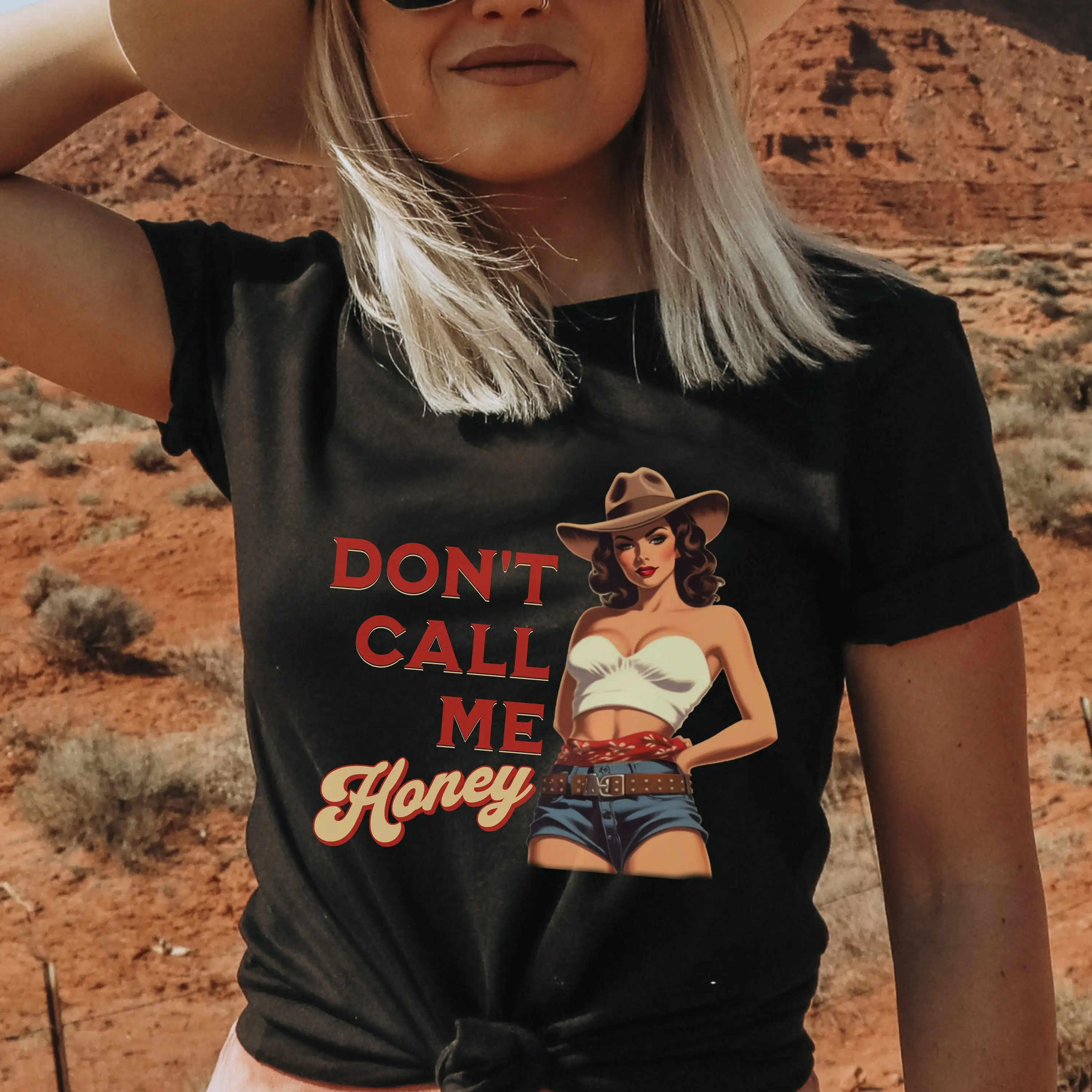 Sassy Retro Cowgirl T Shirt Wild Western Boutique Boho West Southwest Proudly In The Usa