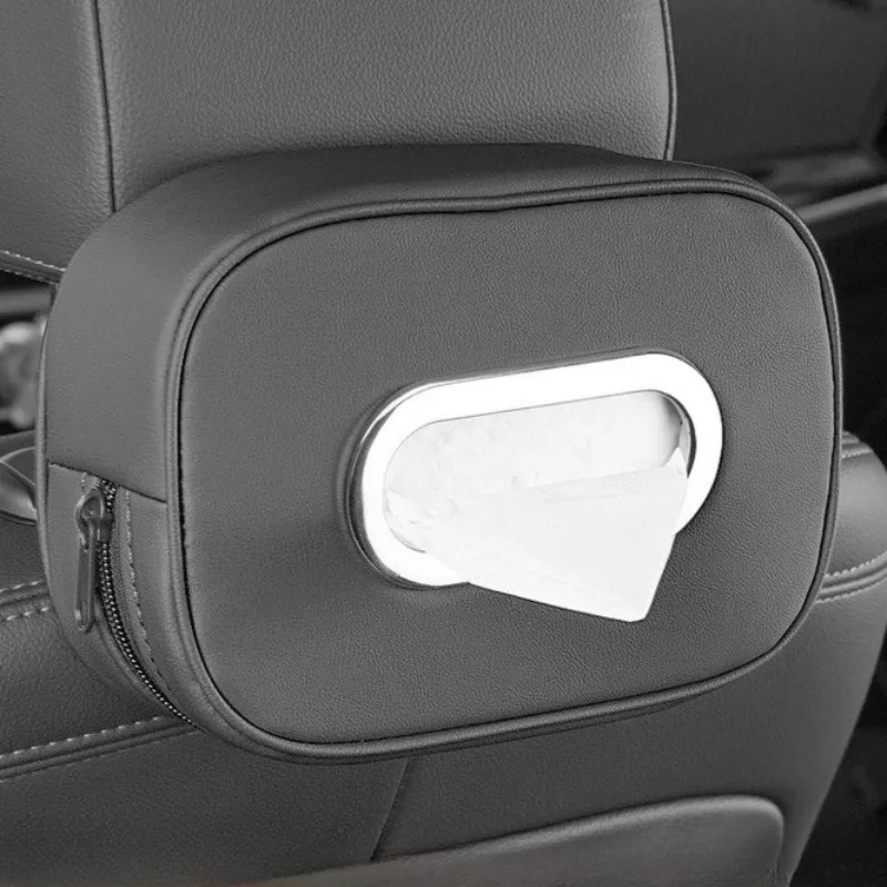 Adjustable Car Seat Tissue Box, Suspended Car Drawer, Multi-color Universal Rear Seat Tissue Storage Box, Decorative Items