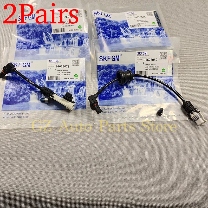 

2Pairs ABS Wheel Speed Sensor For -Chevrolet- Captiva Equinox Pontiac Saturn Opel Antara 96626078 96626080
