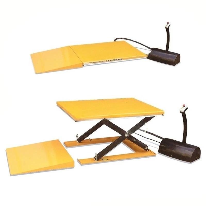 U-shaped E-shaped fixed electric lifting platform, ultra-low type, photoelectric induction