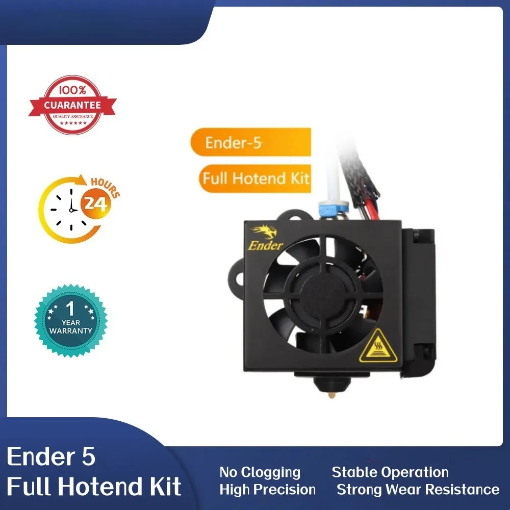 Creality Ender 5 полный комплект Hotend 1,75 мм Экструдер 0,4 мм диаметр сопла алюминиевый тепловой блок для детали фотопринтера