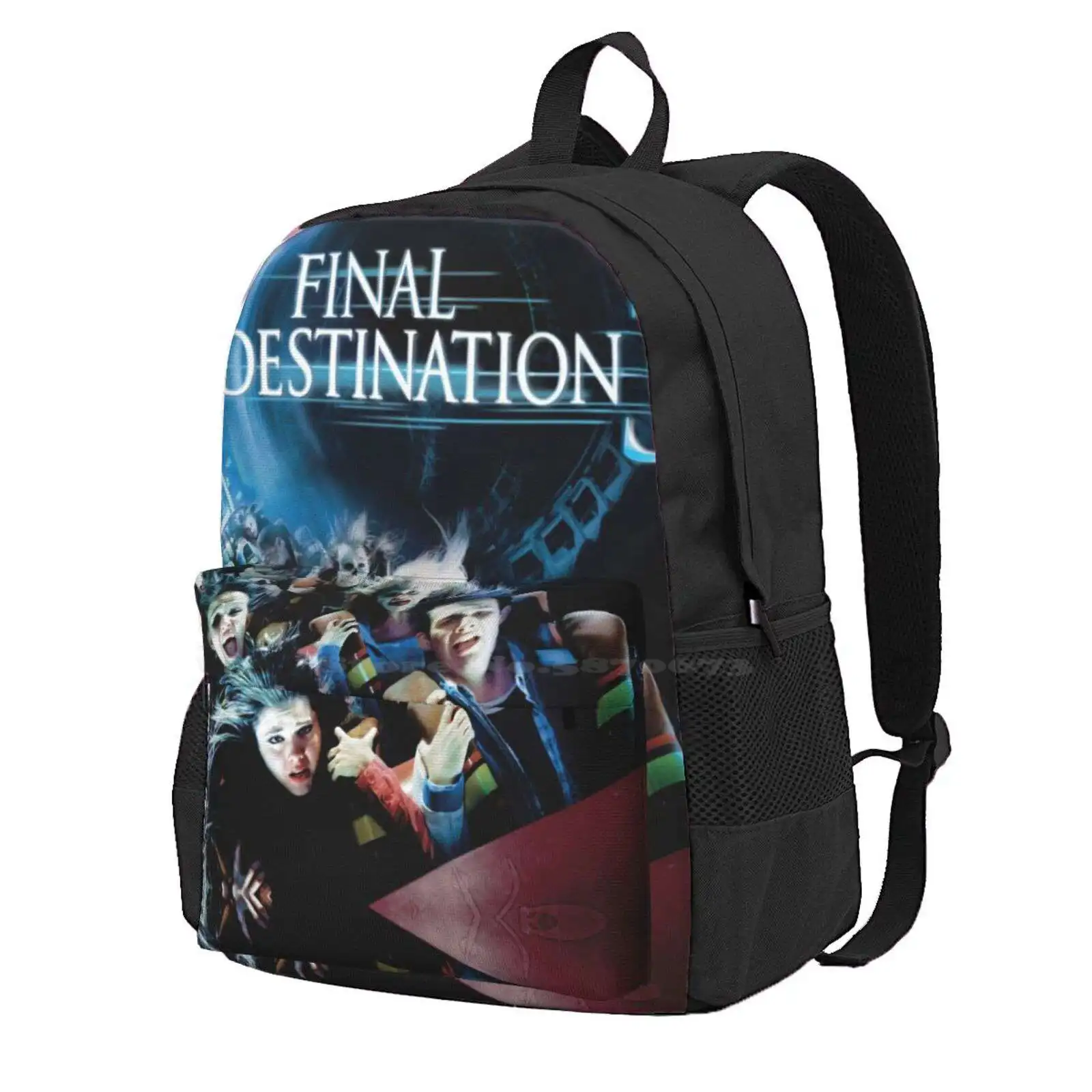 Final Destination 3 Poster Hot Sale Schoolbag Backpack Fashion Bags Final Destination Movie Death Roller