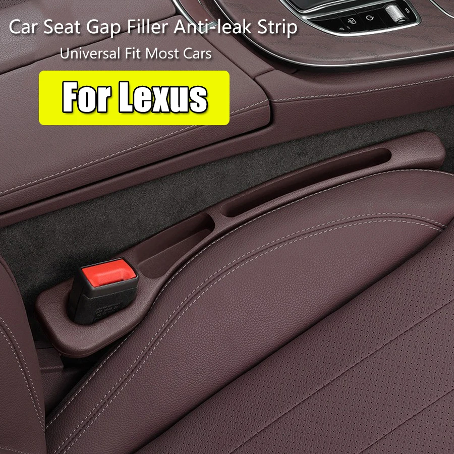 

Car Seat Gap Plug Strip Side Seam Seat Storage Box Organizer For Lexus NX GS RX IS ES GX LX RC LS 450H 300H ES200 ES250 ES260