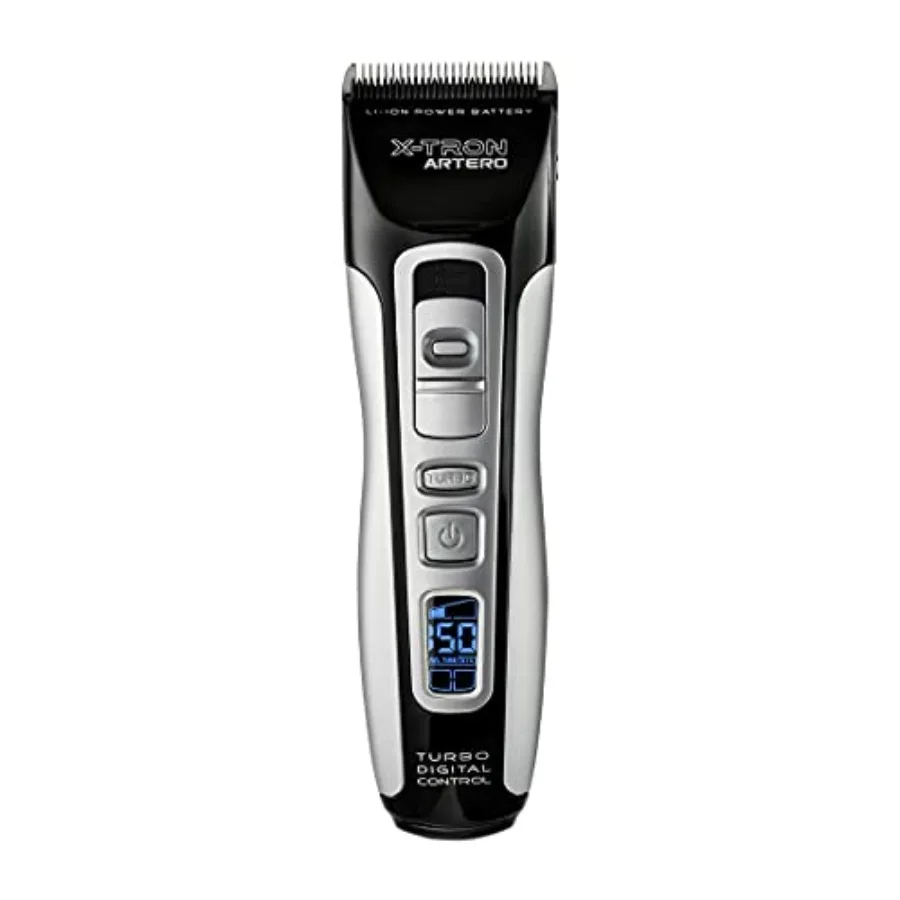 

Professional Hairstyling Clippers for Precision Haircutting Stainless Steel Blades Black Finish High-Speed Motor