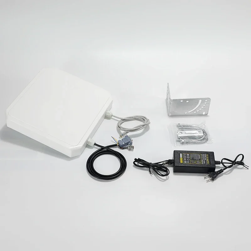 10M Long Range UHF RFID READER 9dbi UHF RFID Integrated Reader RS232,RS485,TCP Access Control Card Readers