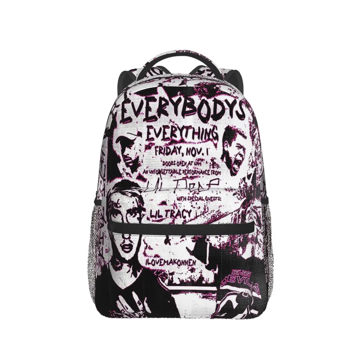 Rapper Lil Peep Backpack Hot Sale Daypack Large Capacity Children BookBag School Bag Shoulder Bags for Men Women