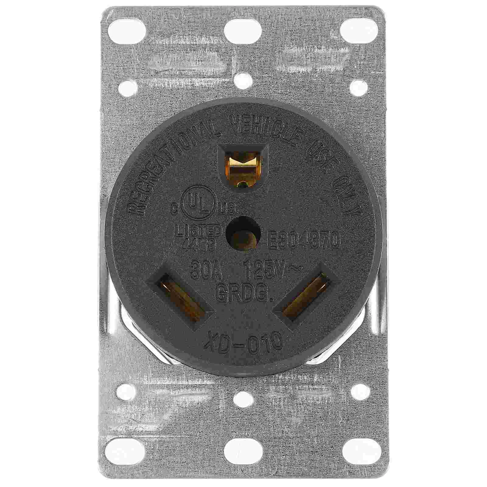 

Replacement Rv Receptacle Straight Blade Outlet 30 Amp Plug Industrial Accesories for