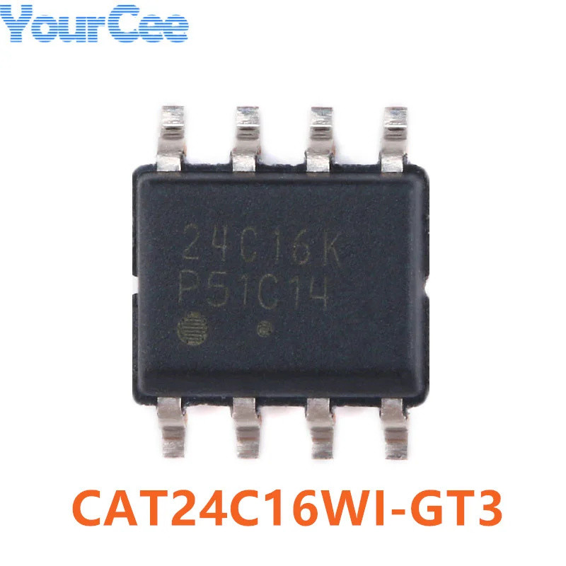 5Pcs CAT24C512WI-GT3 CAT24C256WI-GT3 CAT24C64WI-GT3 CAT24C32WI-GT3 CAT24C16WI-GT3 CAT24C08WI-GT3 CAT24C04WI SOIC-8