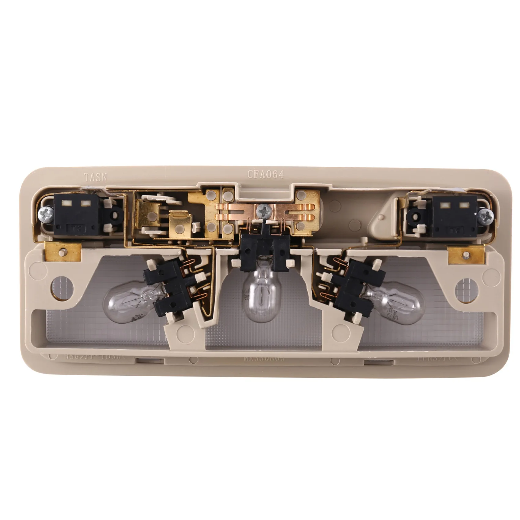 3 أزرار مصباح خريطة داخلي قبة ضوء القراءة لميتسوبيشي باجيرو شوغون مونتيرو V73 V75 V77 MK3 بيج