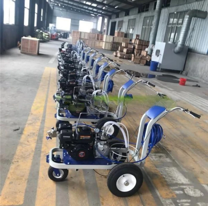 With CE Small cold paint airless road line marking machines price