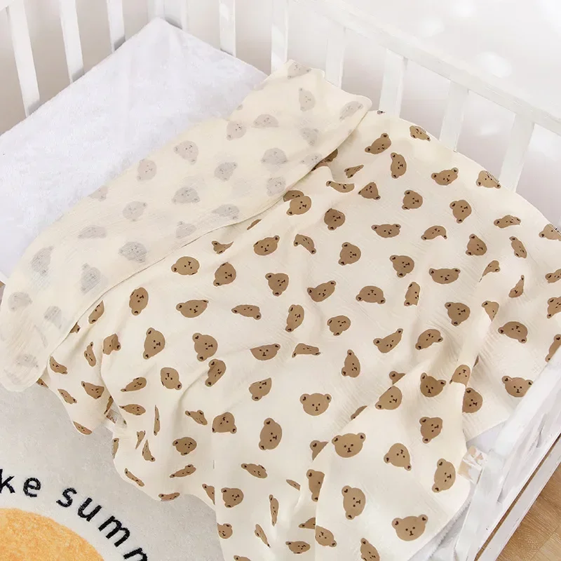 80x80 ซม.เด็กรับผ้าห่มสําหรับทารกแรกเกิดผ้าฝ้าย Muslin Swaddle ผ้าห่มผ้าปูที่นอนทารกผ้าเช็ดตัวเด็กรายการแม่เด็ก