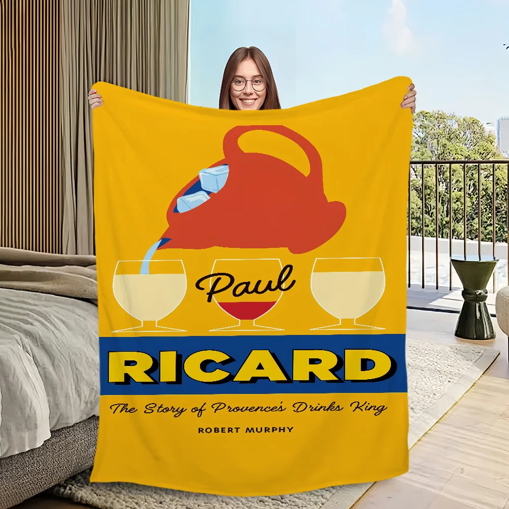 Warm Soft Plush Beer Nap R-Ricard Blankets Sofa rug for Living Room Office Bedroom Home Travel Fashion Kid Birthday Gift Flannel