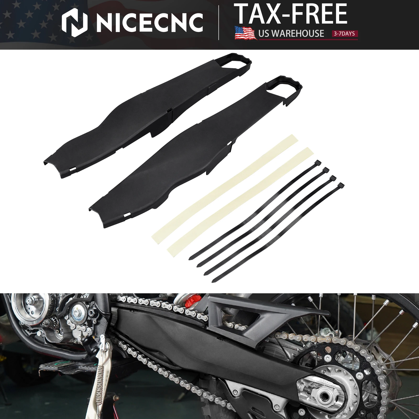 

NICECNC для KTM EXC 300 EXC-F 350 SX 250 SXF 450 2024 2025 Защитные ограждения маятника для Husqvarna TE 300 FE 450 GasGas EC 300