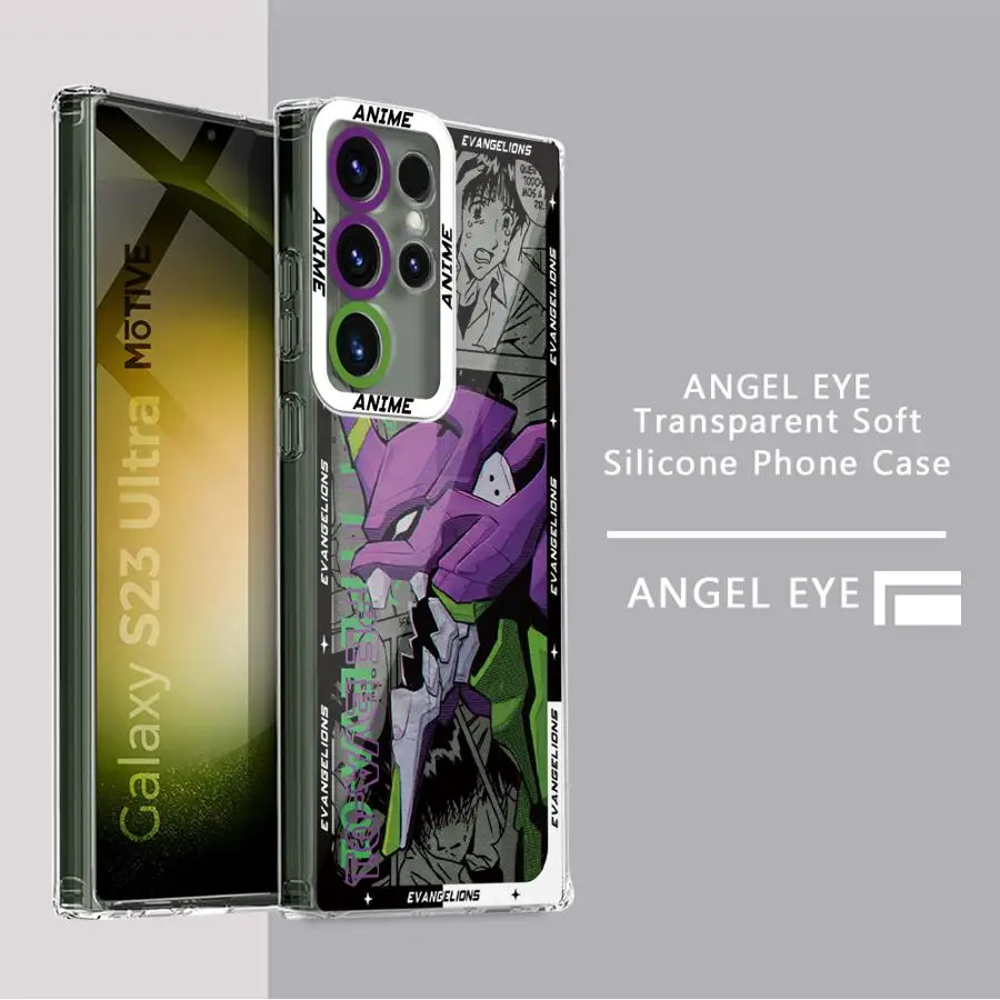 G-Genesis E-Evangelions Case for Samsung Galaxy S24 Ultra S20 FE S21 S22 S23 Ultra 5G S10 Plus Note 20 Ultra 10 Plus S23 FE Soft