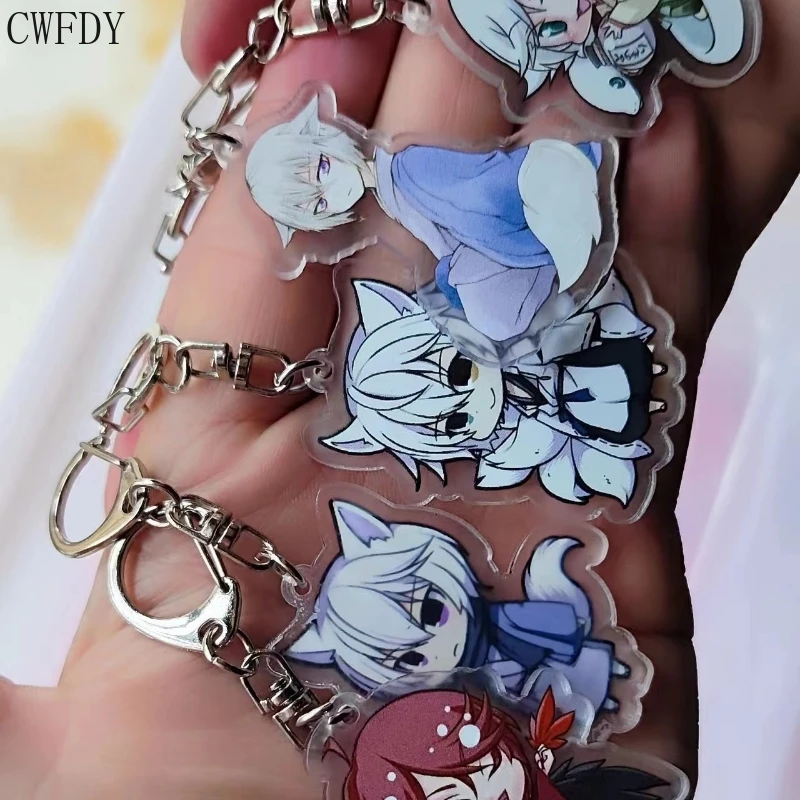 Kamisama Kiss Kamisama Love Keychain Cute Tomoe Kurama Mi Zu Ki Anime Figures Acrylic Key Chain For  Shopping Mall Birthday Gift