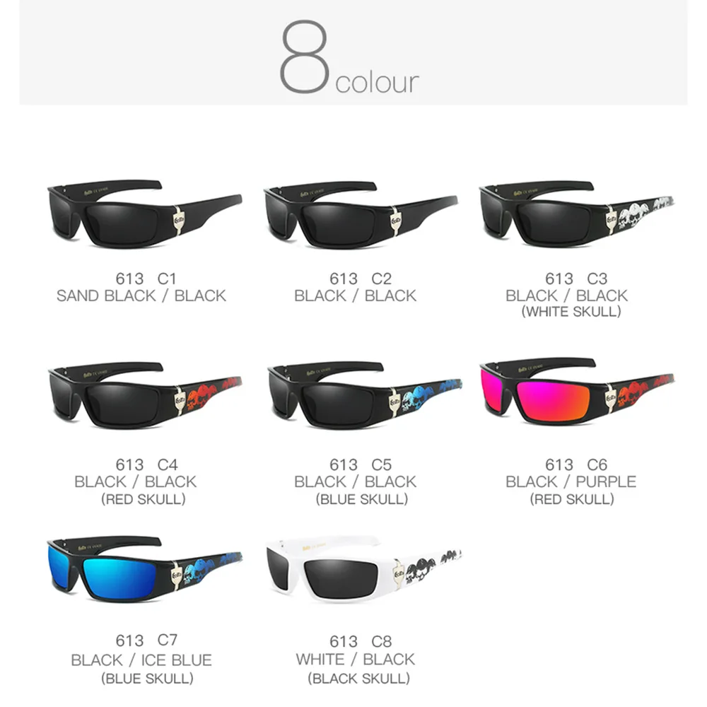 نظارات شمسية ماركة GCOTX العصرية للرجال والنساء ، فاسق ، أسلوب العصابات ، أزياء الهيب هوب ، نظارات شمسية مستقطبة وأنيقة #6