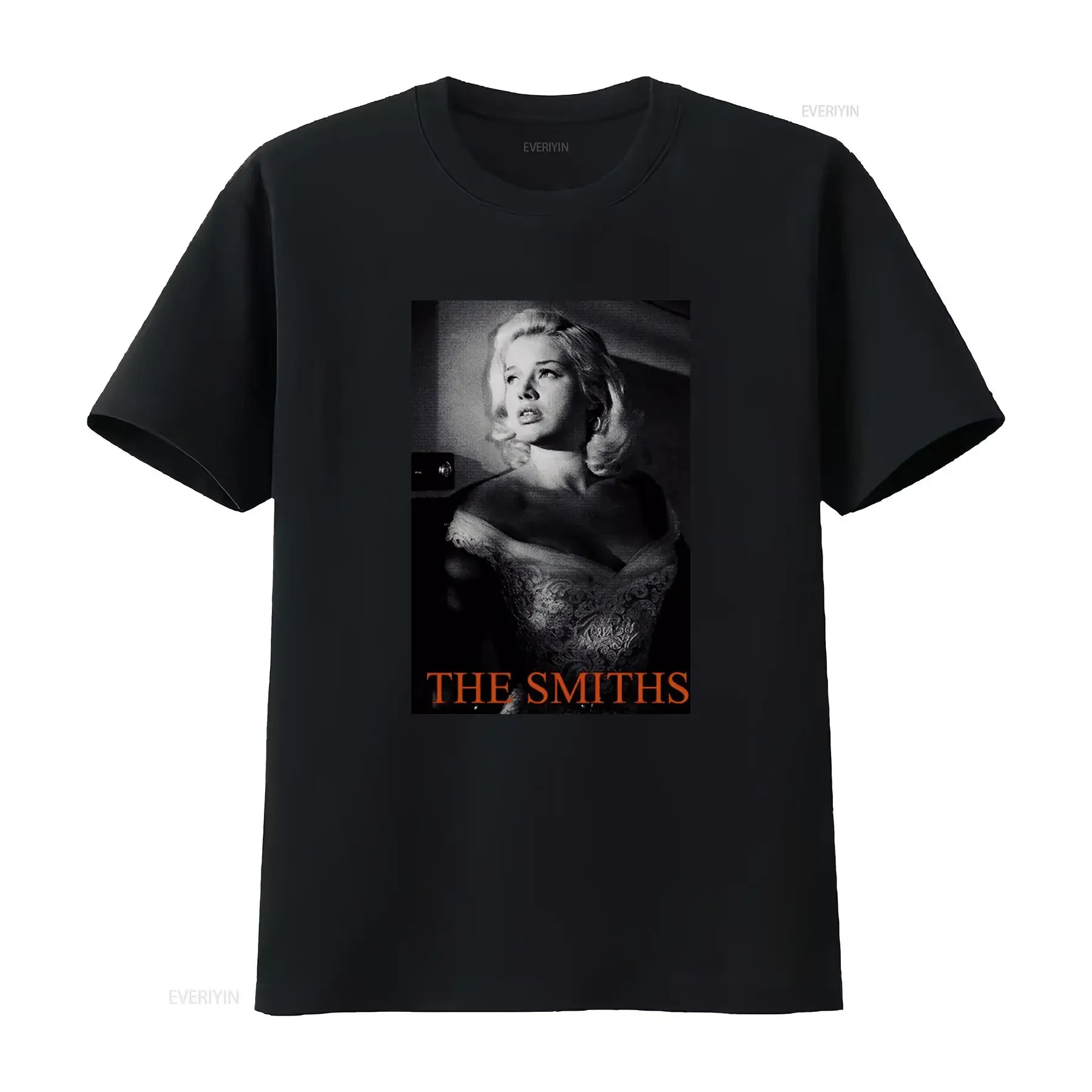The Smiths Diana Dors Halftone Organic Indie Morrissey T shirt vintage Washed homme Breathable Unisex Stylish designer clothes