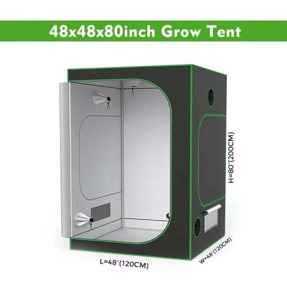 Logo Inside Large Small Complete Insulated Mushroom Hydroponic Growth Kit Mylar Tent
