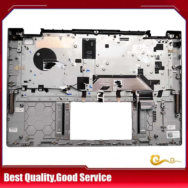 

New/org For 14" Dell Inspiron 14 5400 5406 2-in-1 Palmrest US keyboard upper cover Touchpad Silver