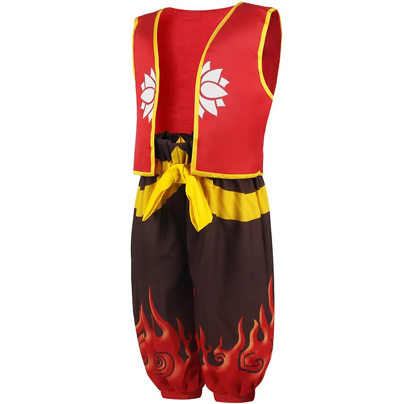 زي الرسوم المتحركة الصينية للأولاد والبنات والأطفال ملابس الأطفال ملابس أداء الهالوين الفاخرة للأطفال بدلات الكونغ فو