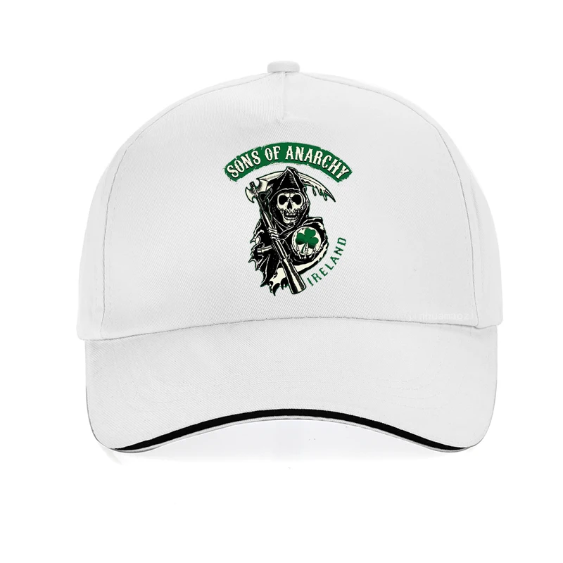 SAMCRO Baseball Cap SOA Sons of Anarchy Skull Punk Motorcycle Caps Casual Snapback Hat Fashion High Quality Racing hat